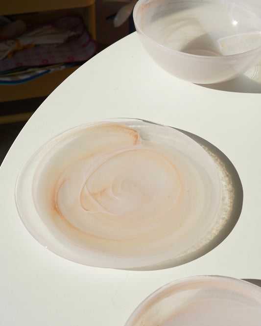 krem pasta tabağı 21 cm 6 adet