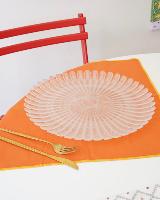 uçuk sarı 33 cm tabak 6 kişilik