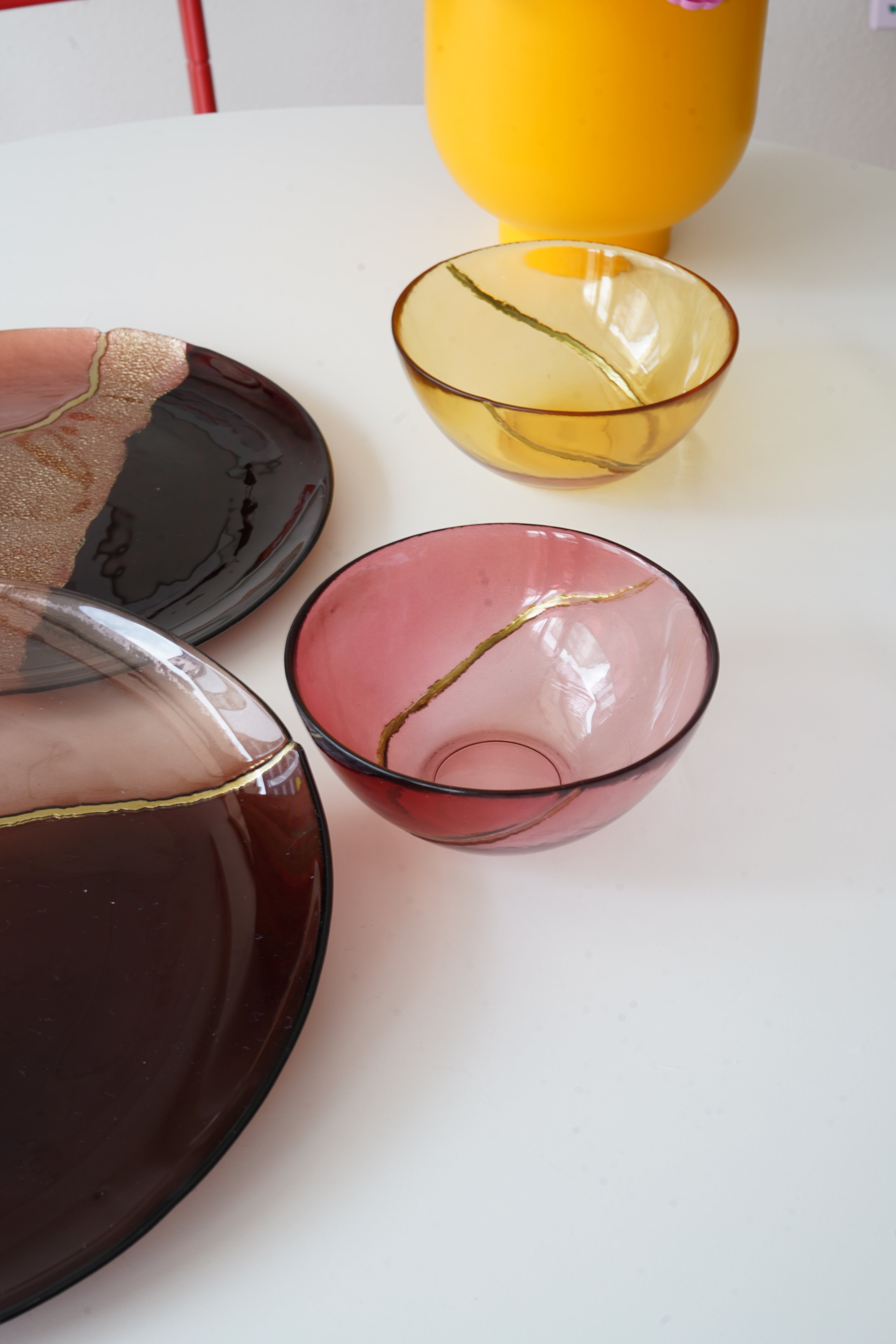 pembe gold detaylı sunum seti