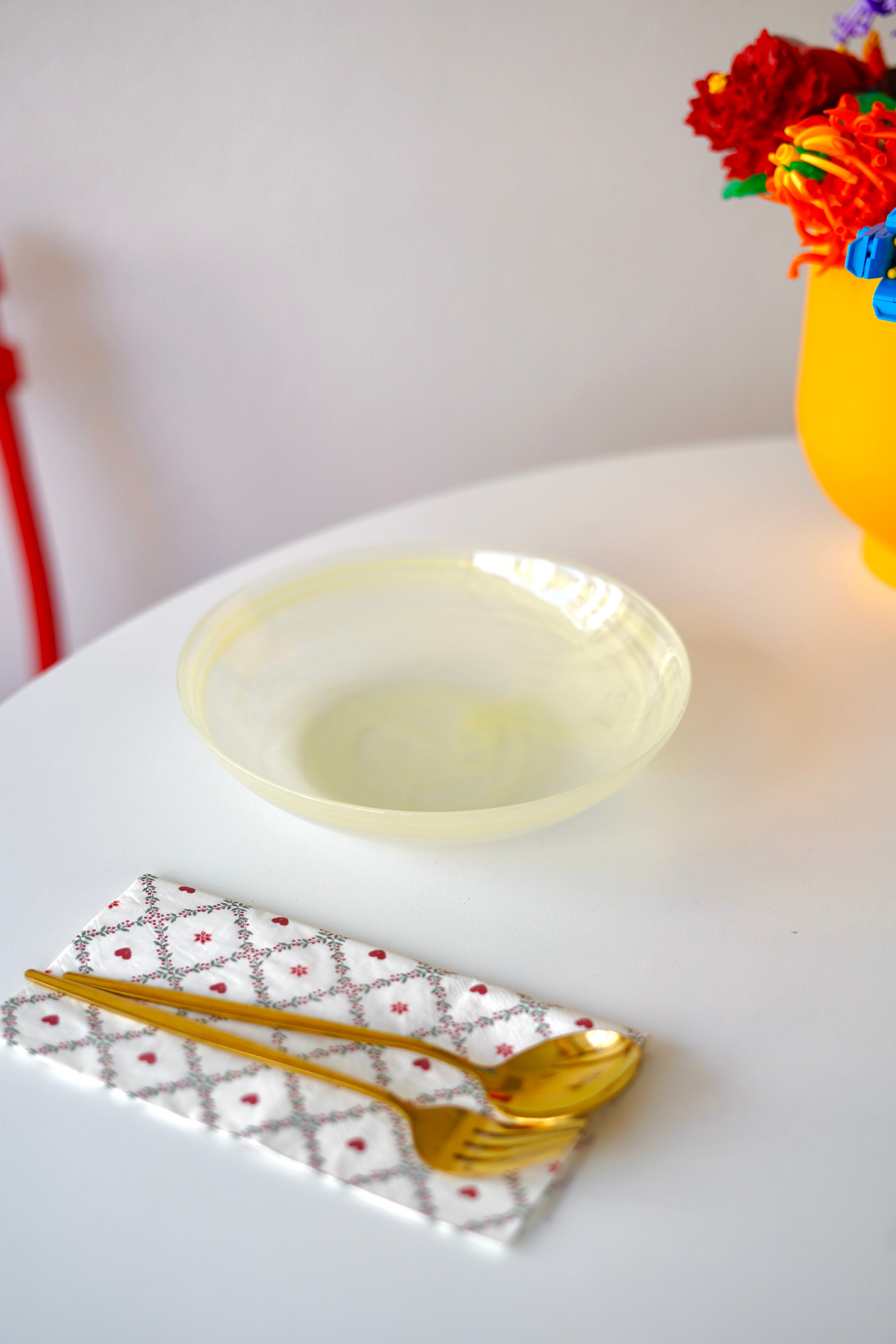 Renkli Yemek Tabağı 6 adet