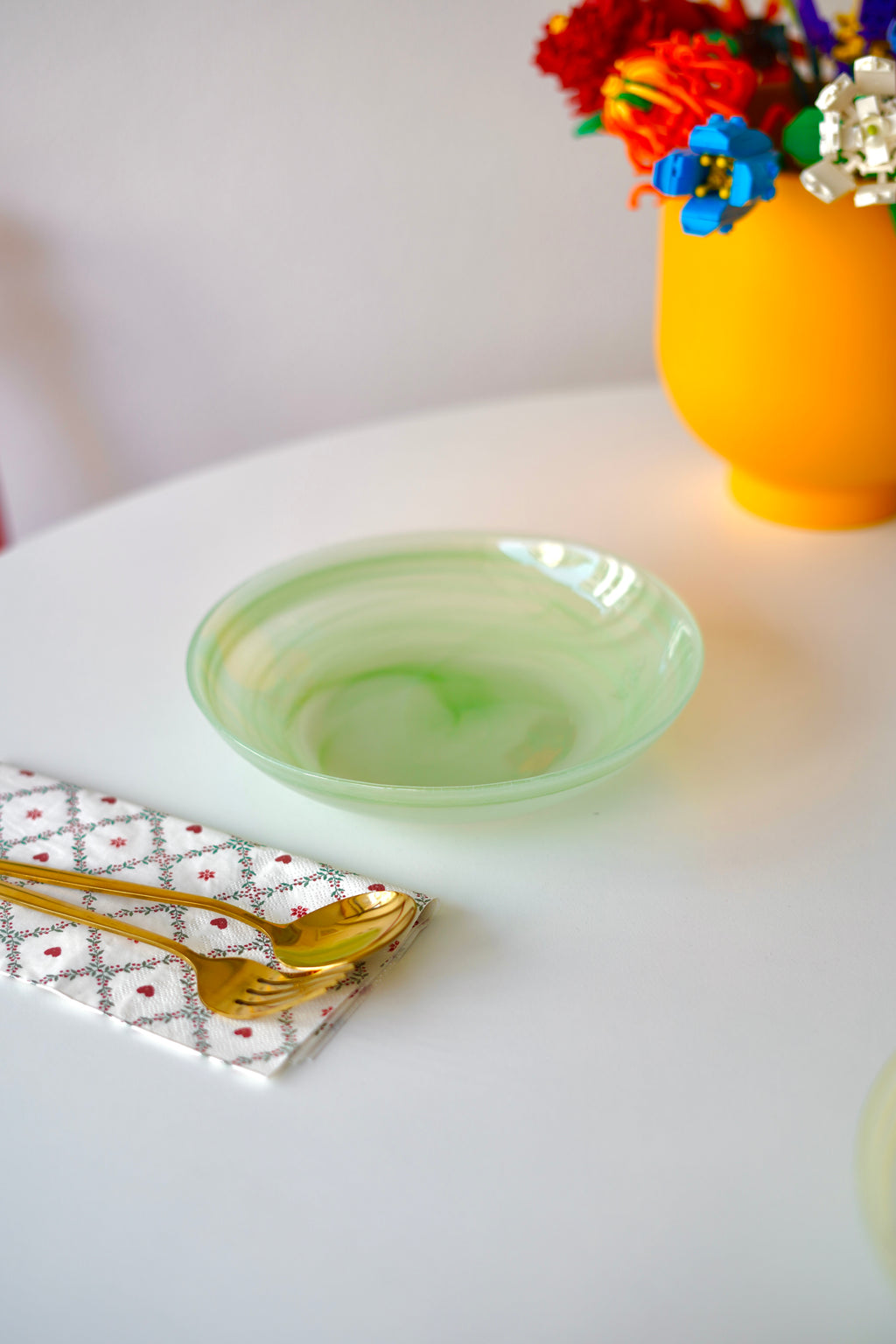 Renkli Yemek Tabağı 6 adet