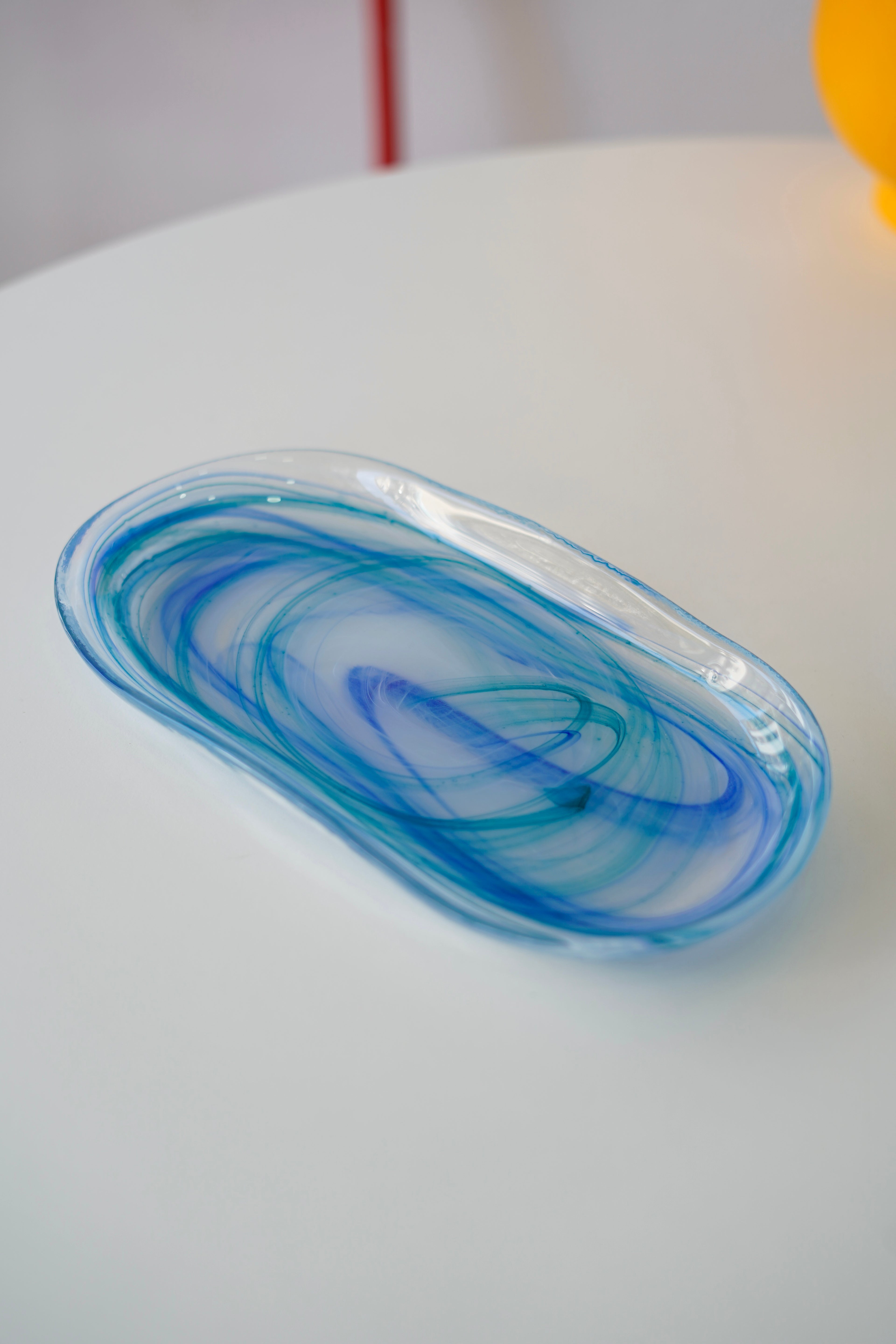 koyu mavi uzun suum tabağı