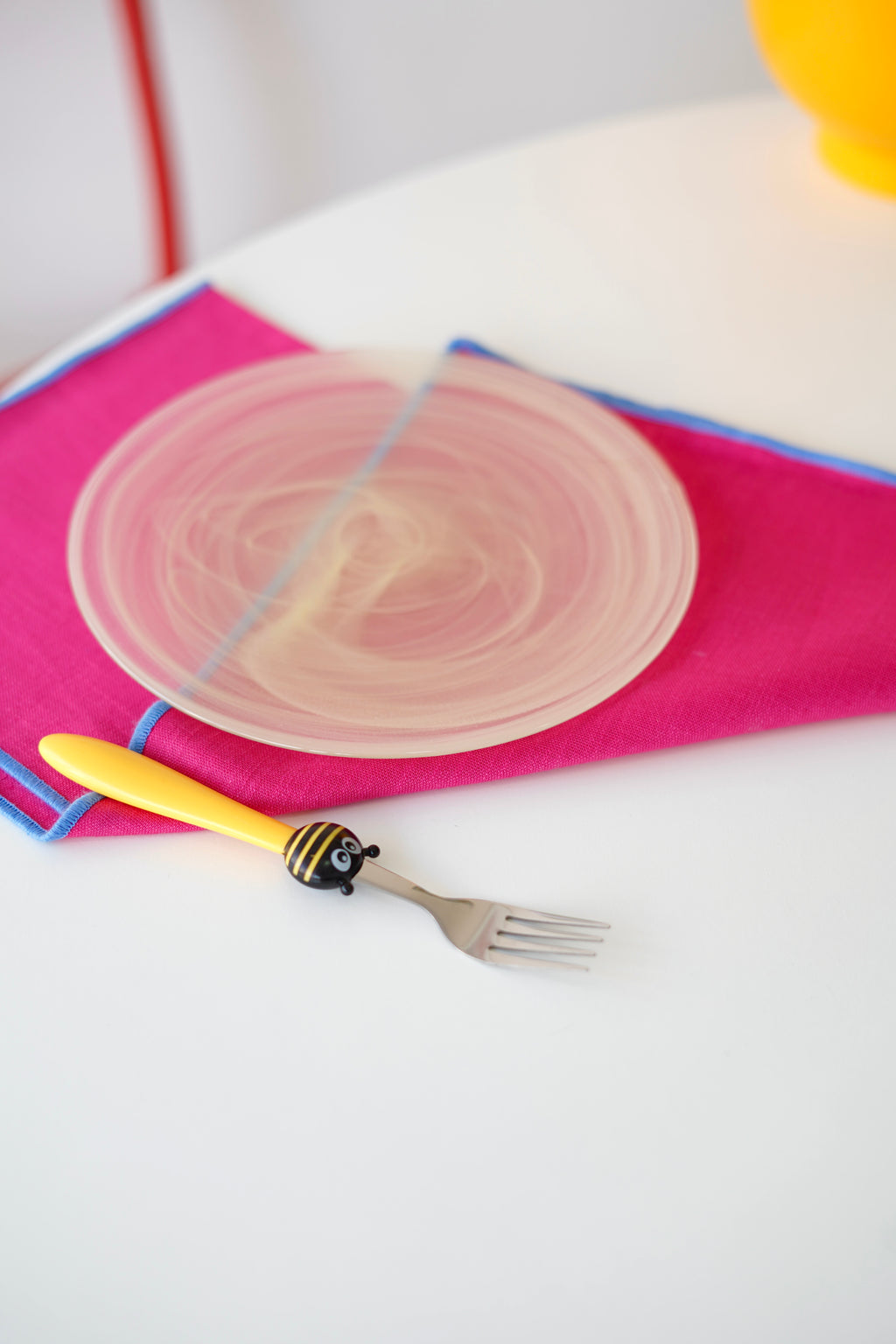 sarı pasta tabağı 6 kişilik