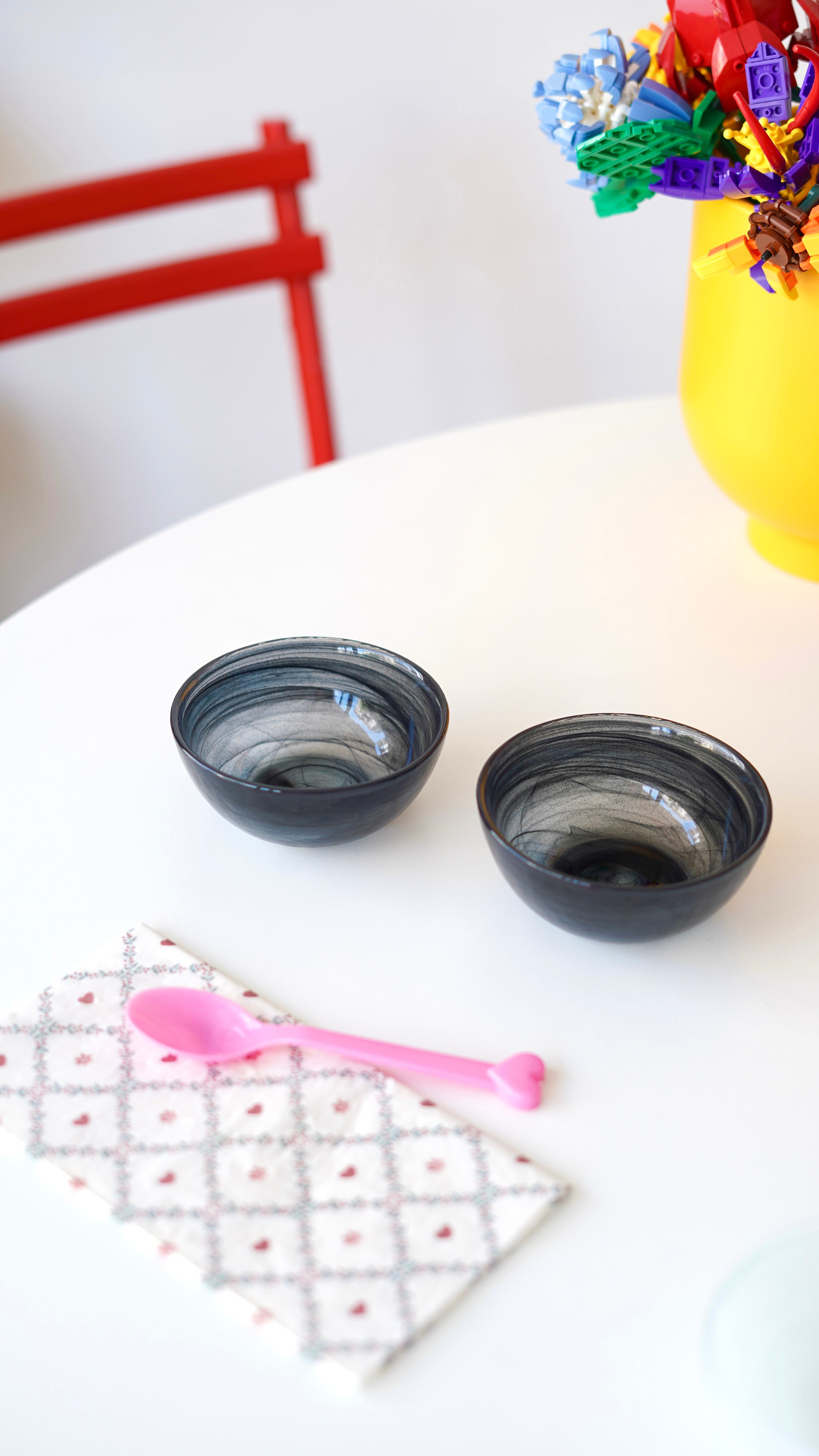 siyah mini sosluk 2 adet