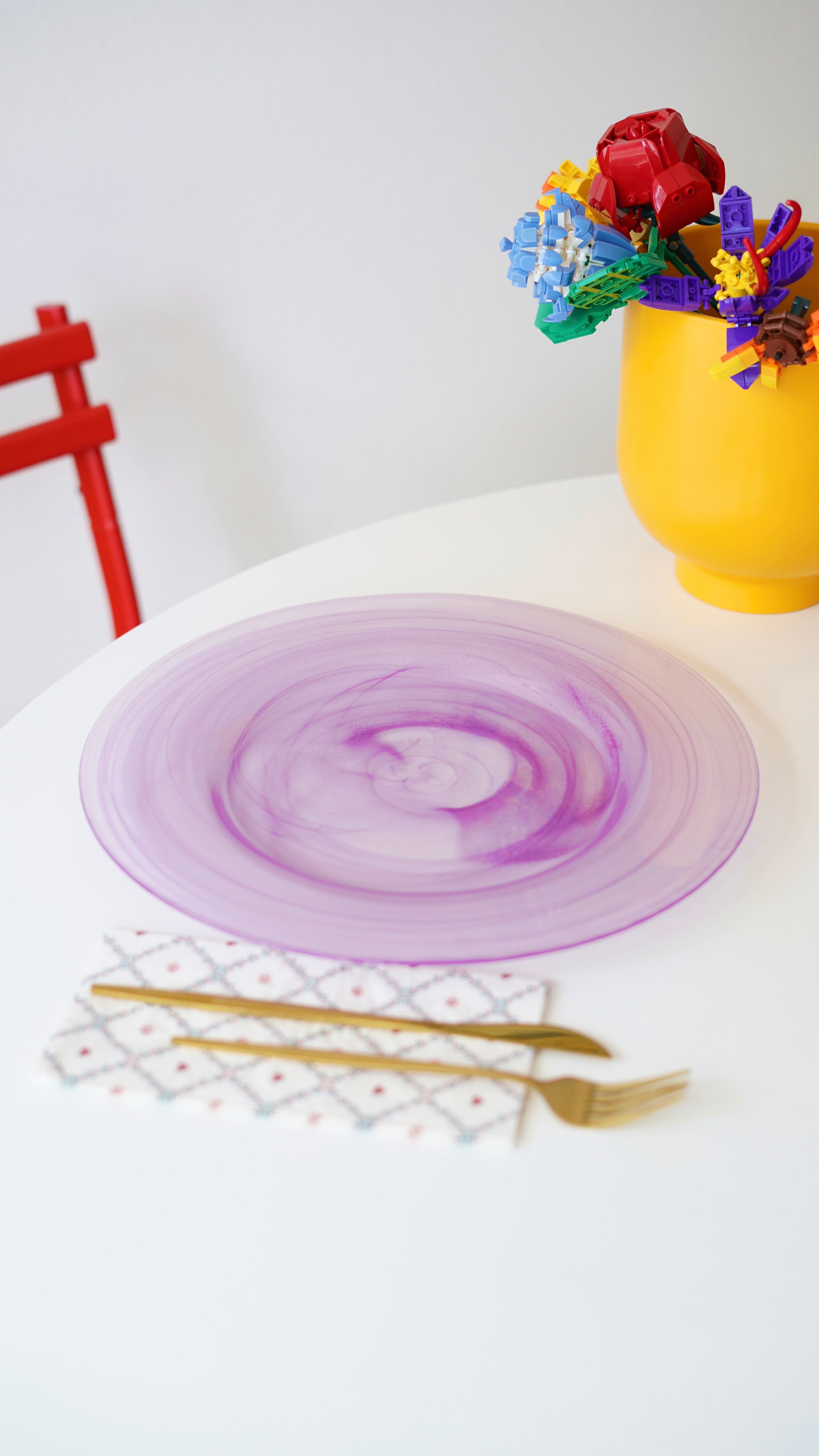 mor 33 cm tabak 6 adet