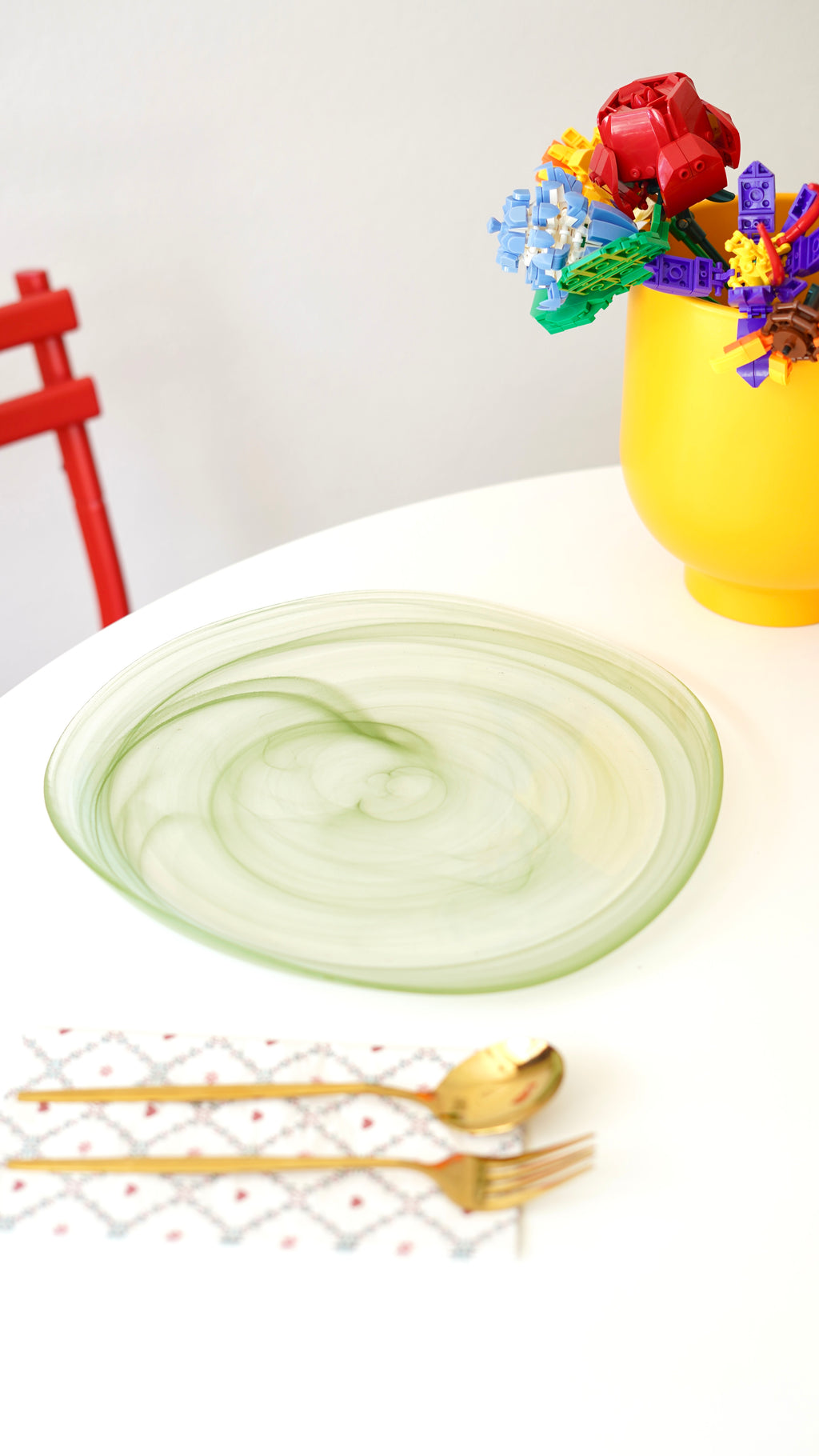 yeşil 4 kişilik set 30 cm