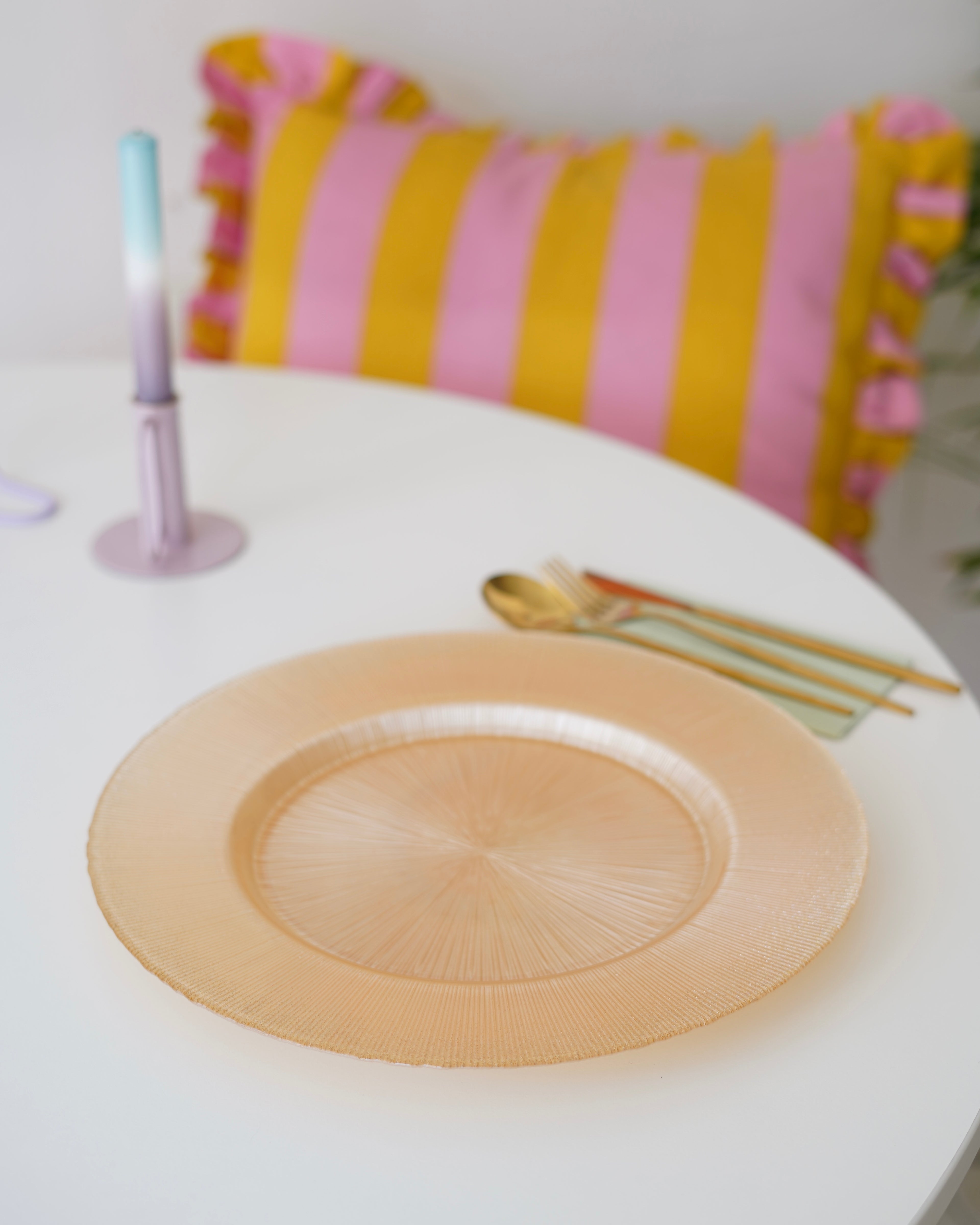 şeftali 33 cm supla tabak 6 adet
