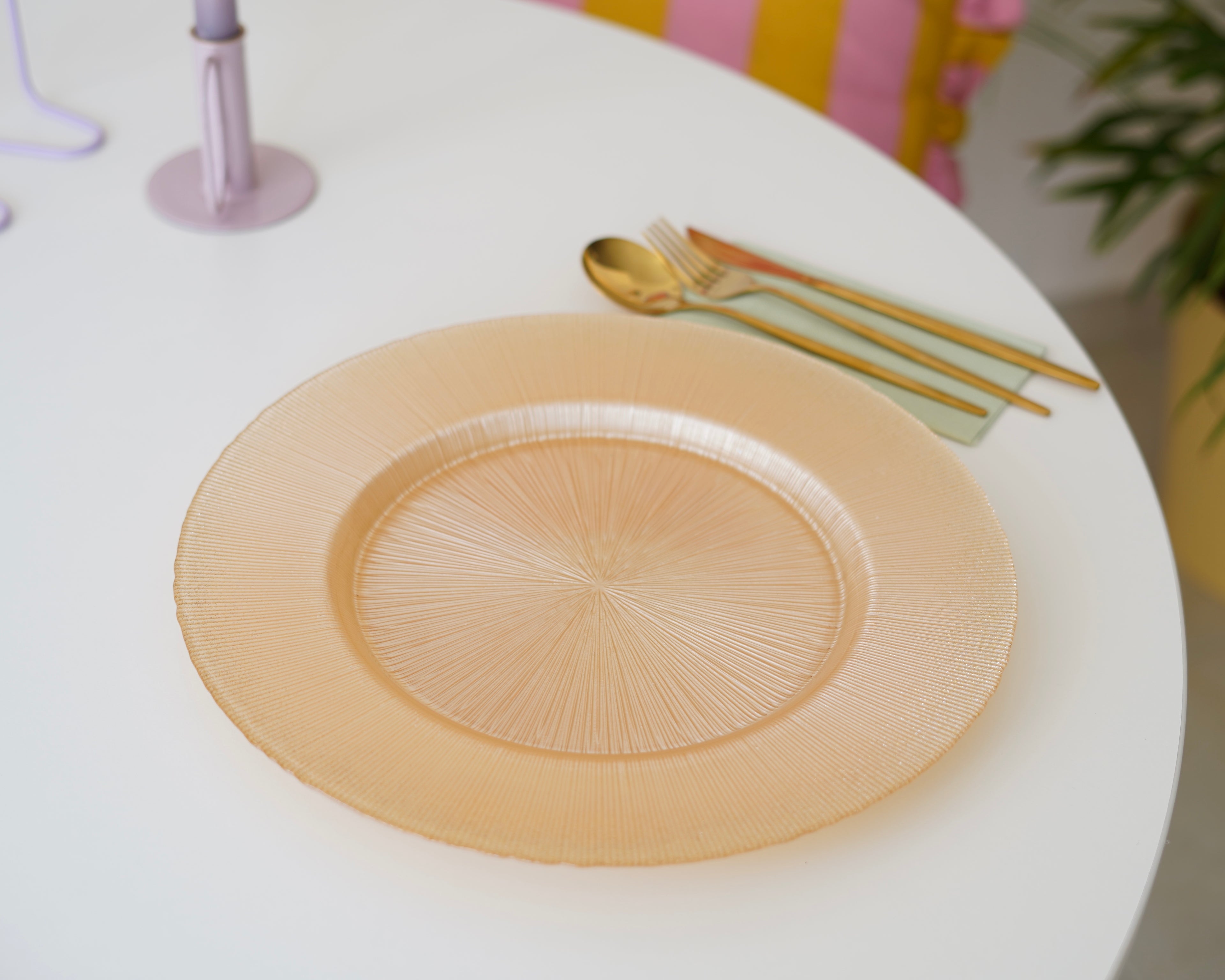şeftali 33 cm supla tabak 6 adet