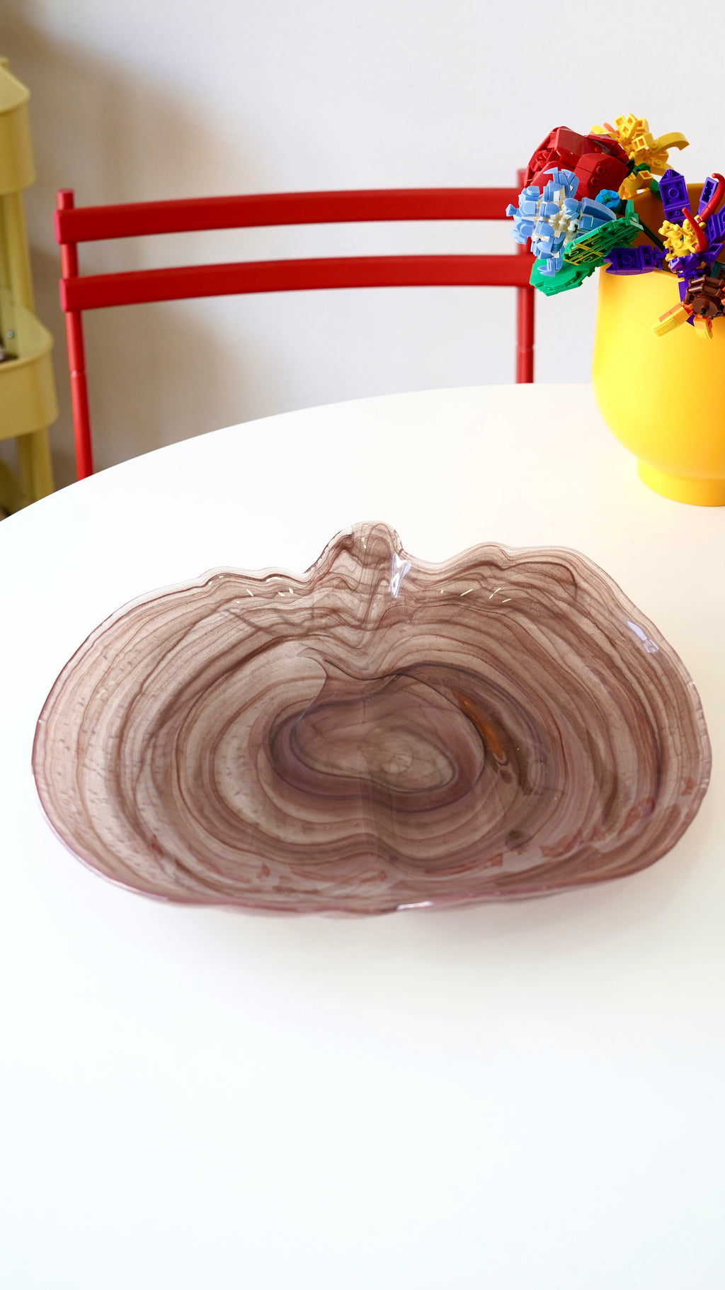 kahverengi balkabağı tabak 40 cm