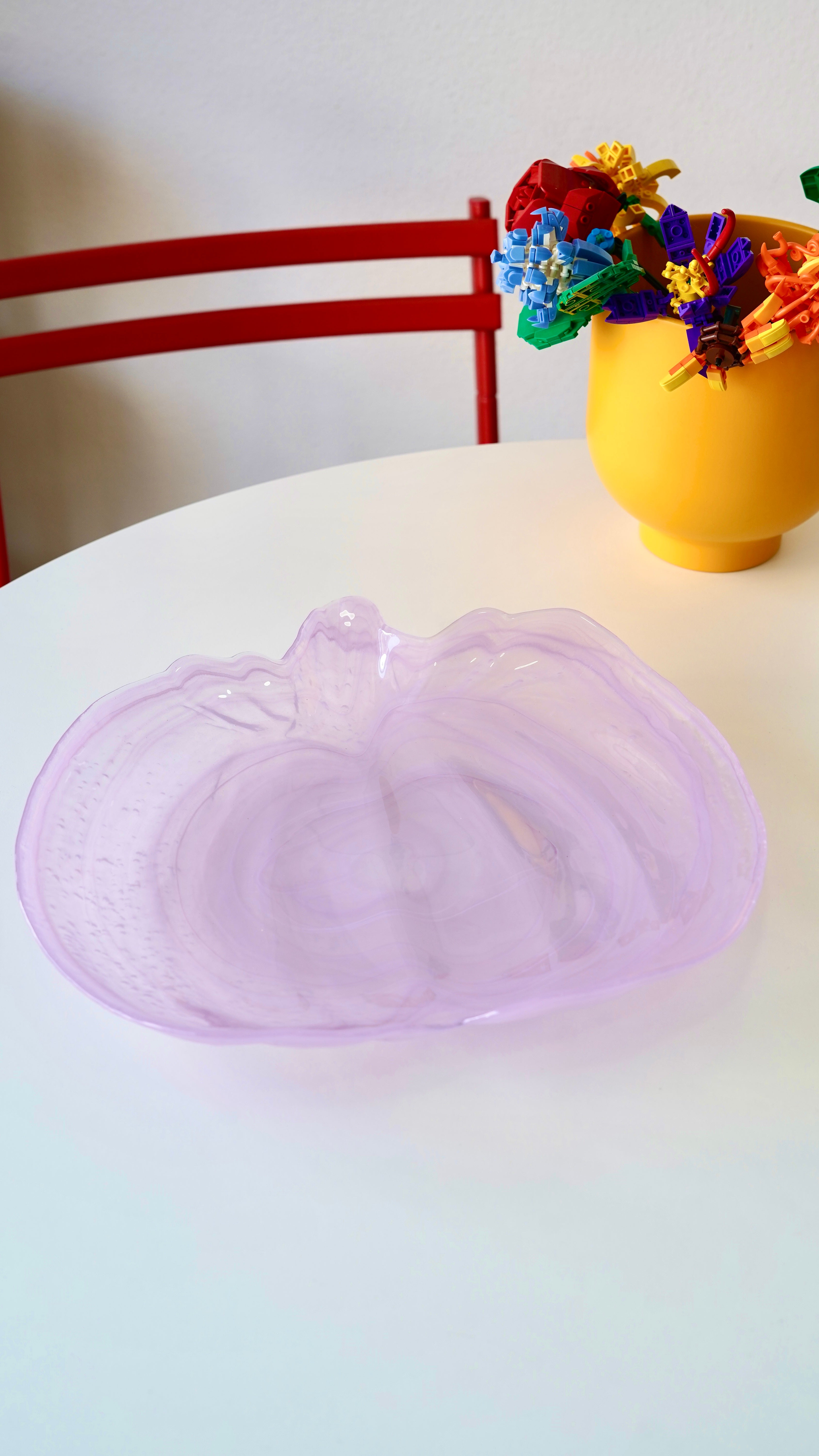 mor balkabağı tabak 40 cm