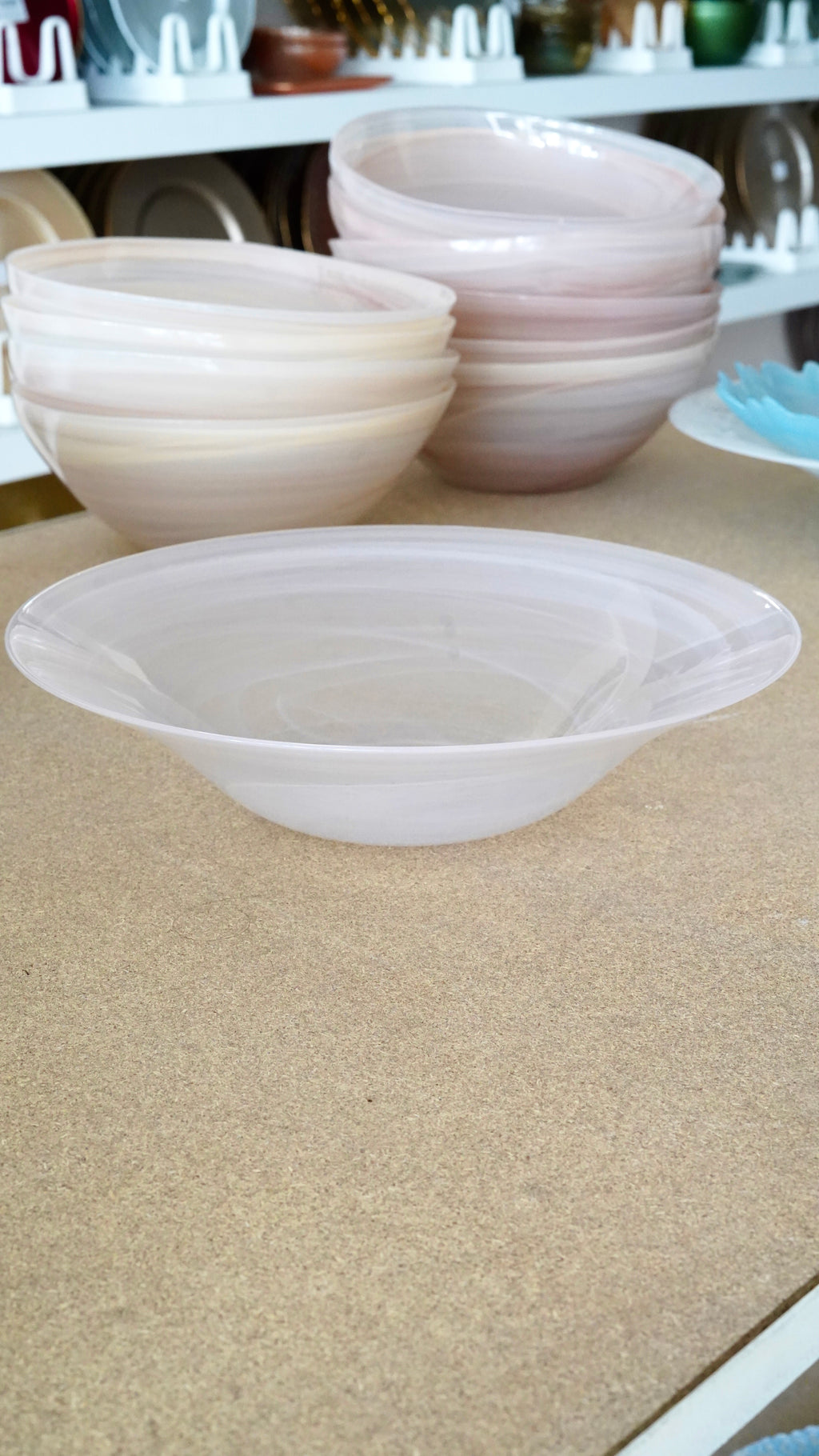 pembe alta doğru dar kase- meyvelik 40 cm