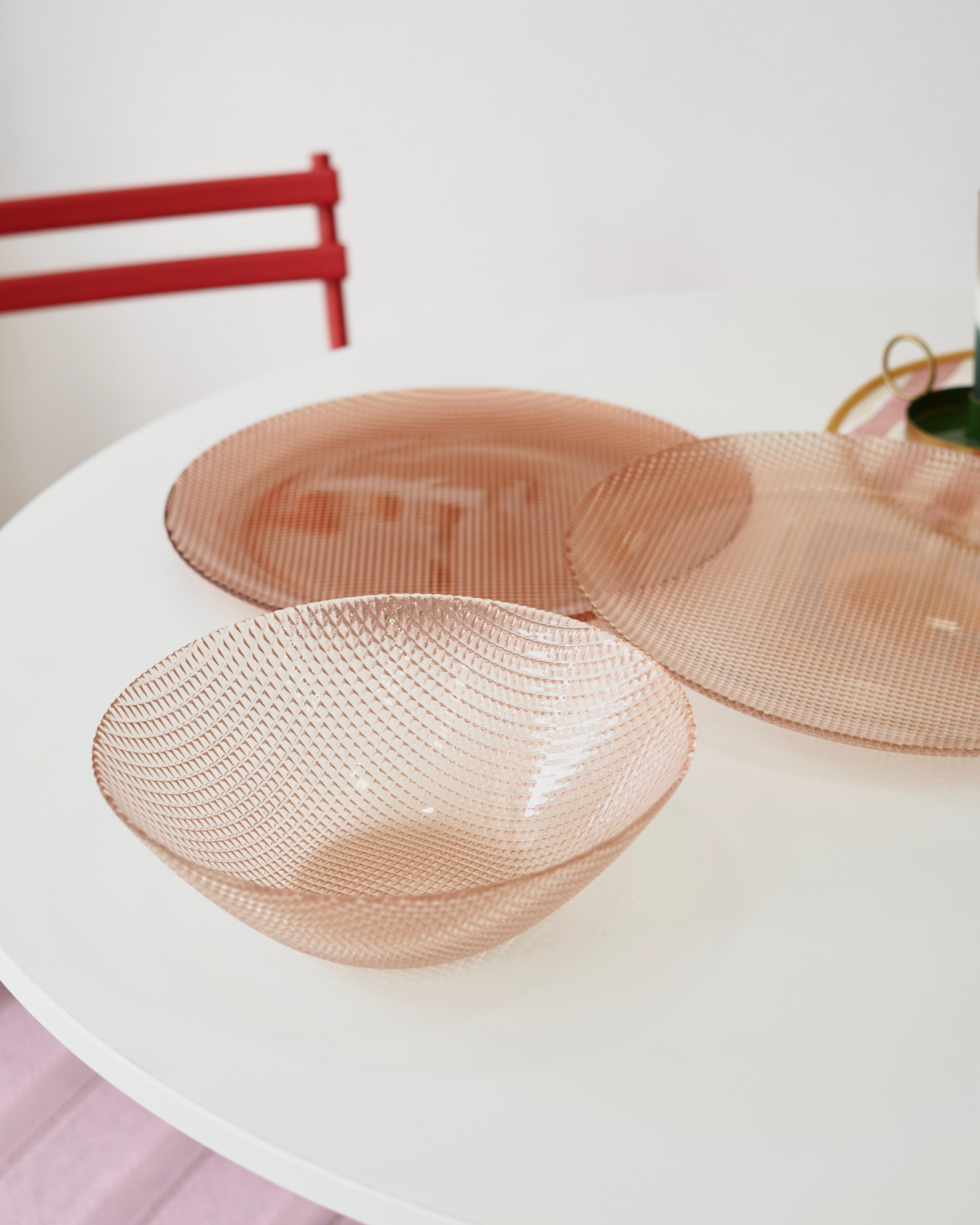 kabartma detaylı 4lü set