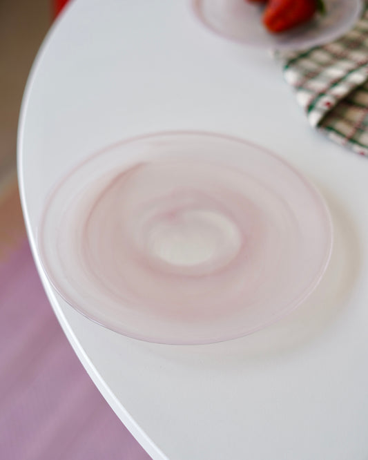 pembe pasta tabağı 6 adet