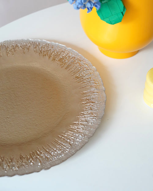 bakır simli tabak 28 cm 6 kişilik