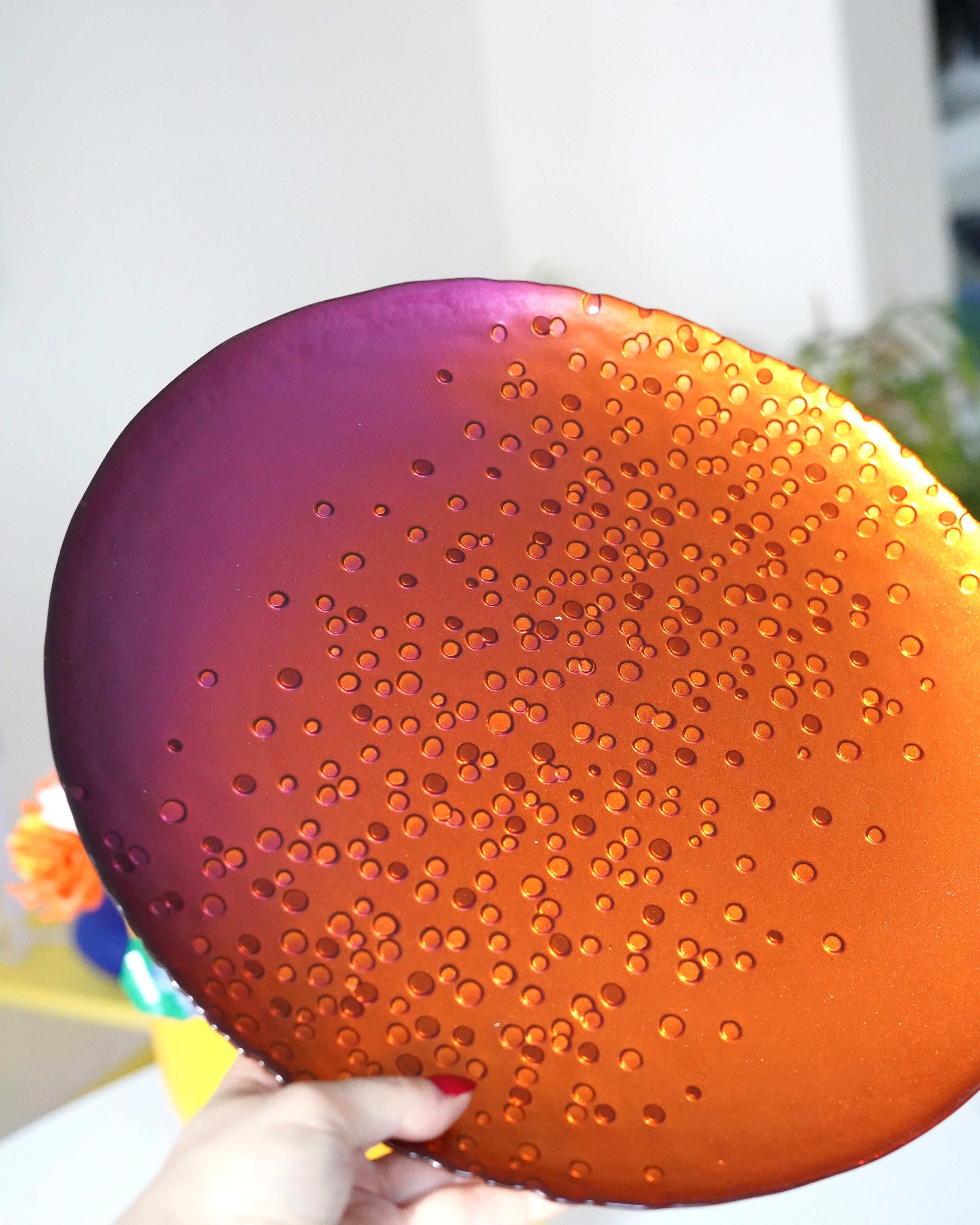 renkli 33 cm tabak 6 kişilik