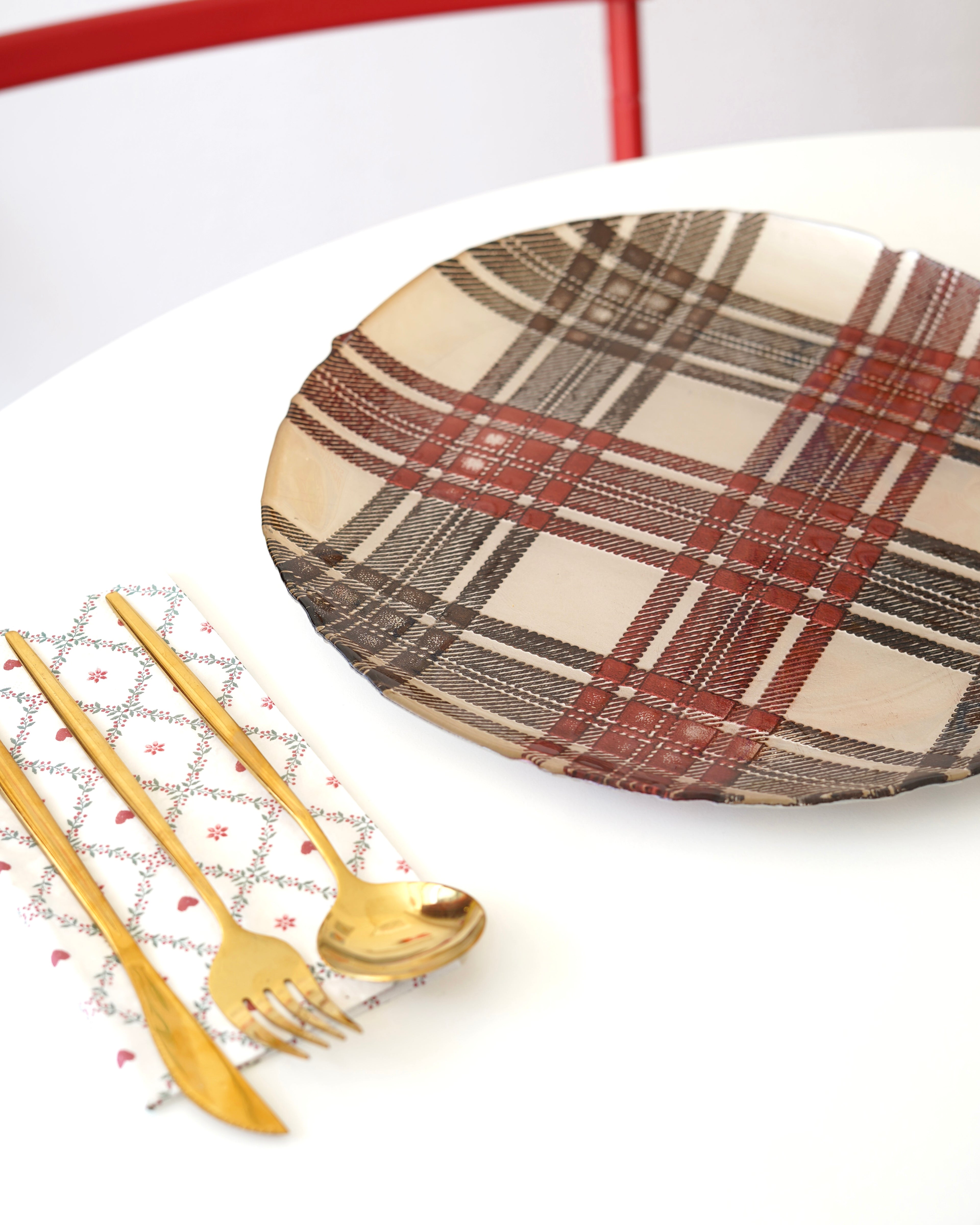 desenli 33 cm tabak 6 adet