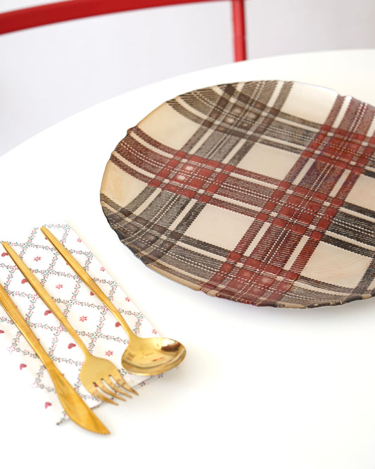 desenli 33 cm tabak 6 adet