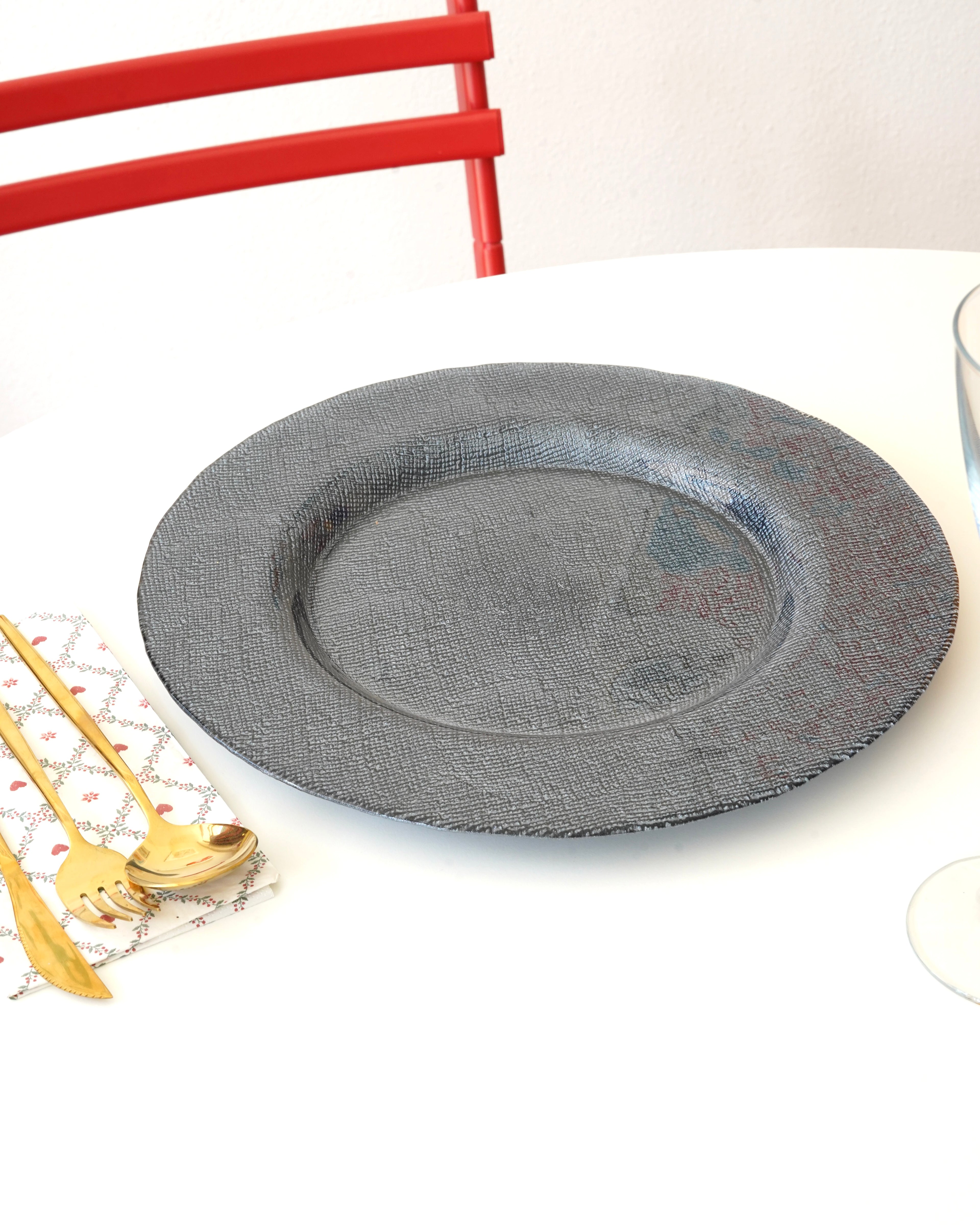 mavi 33 cm tabak 4 adet