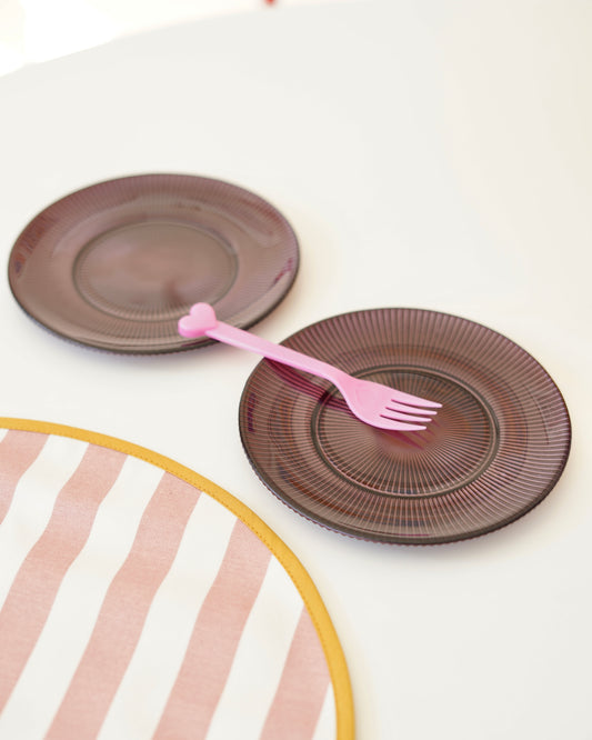 mor mini tatlı tabağı 14 cm 2 adet