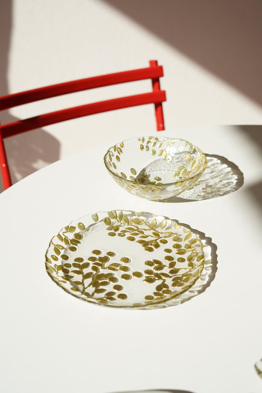 zeytin dalı detaylı gold set 13 parça