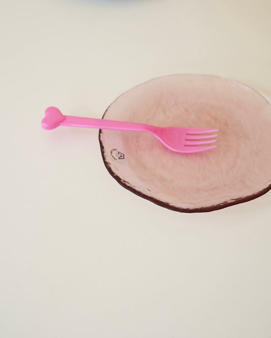 pembe mini tatlı tabağı 2 adet