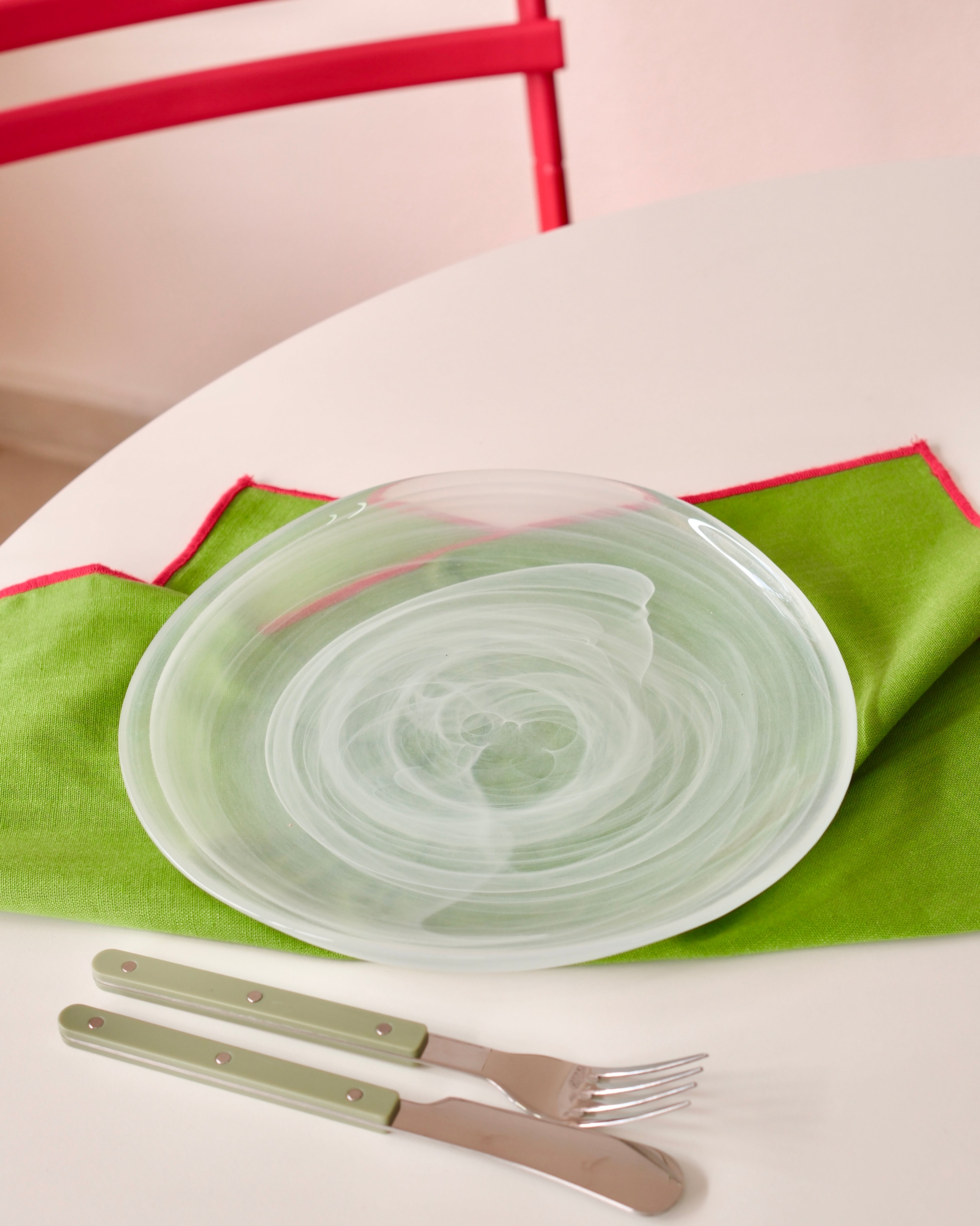 Beyaz yemek takımı 8 kişilik yemek takımı kenarı kıvrık tabak