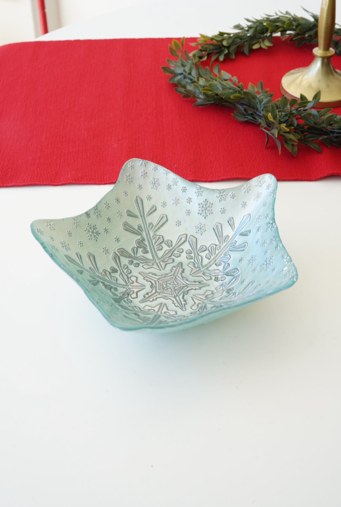 açık mavi yıldız kase