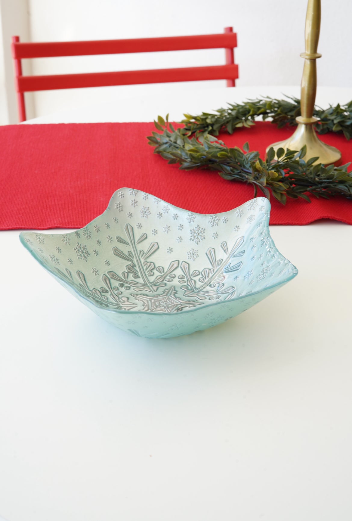 açık mavi yıldız kase