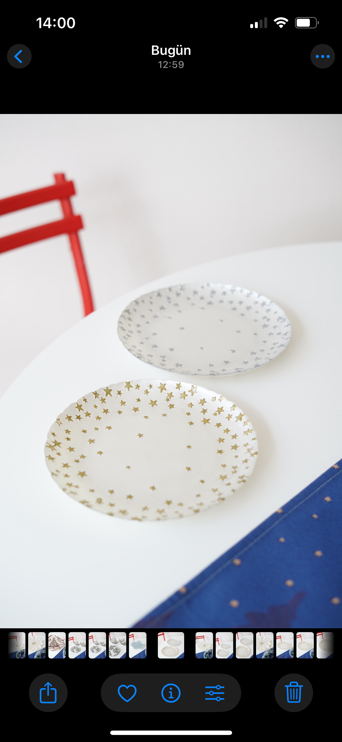 yıldız sunum seti 3 parça