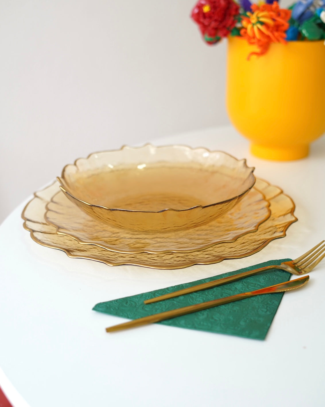 gold 4 kişilik yemek takımı 12 parça