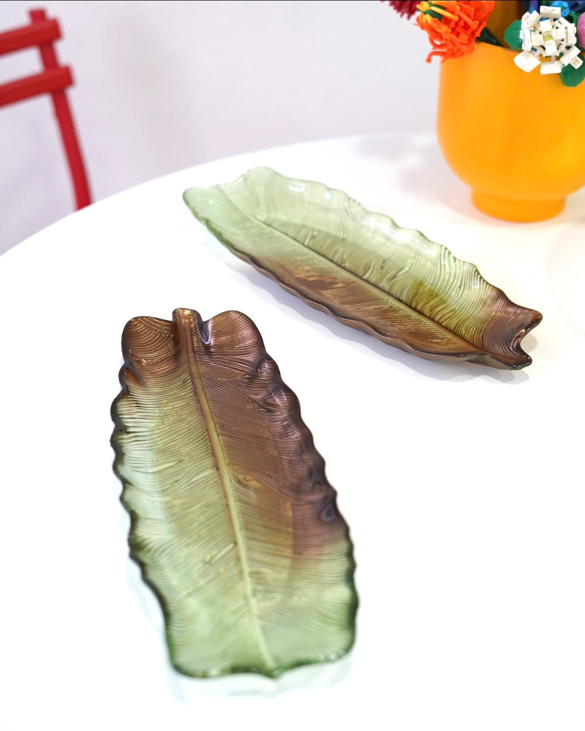 uzun yaprak tabak 1 adet