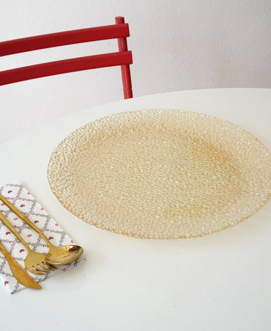 gold kabarcıklı 33 cm tabak 10 kişilik